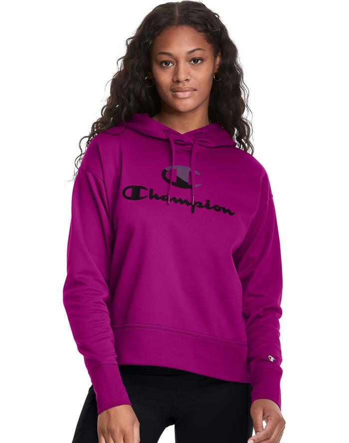 Sudadera Con Capucha Champion Mujer - Game Day Split Logo ( Rosas ) 5702639-XT